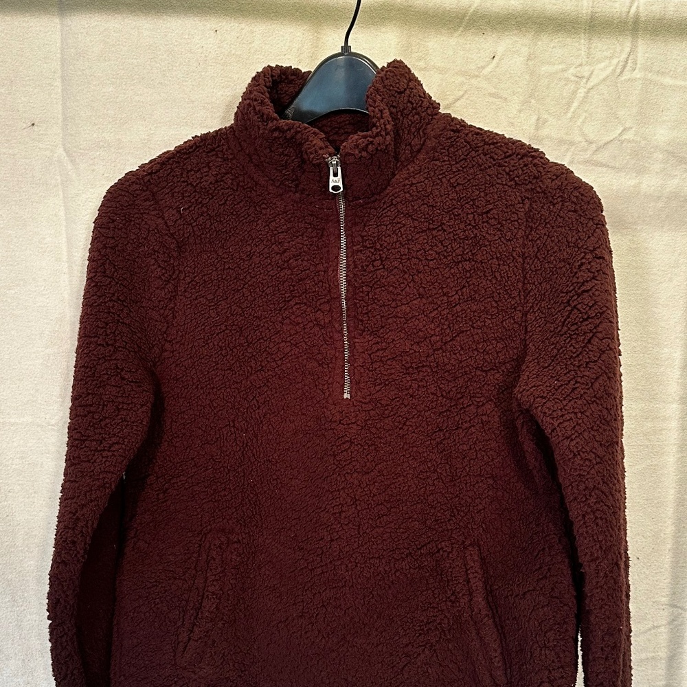 Women's Abercrombie & Fitch Half Zip Fleece Jacket (S)